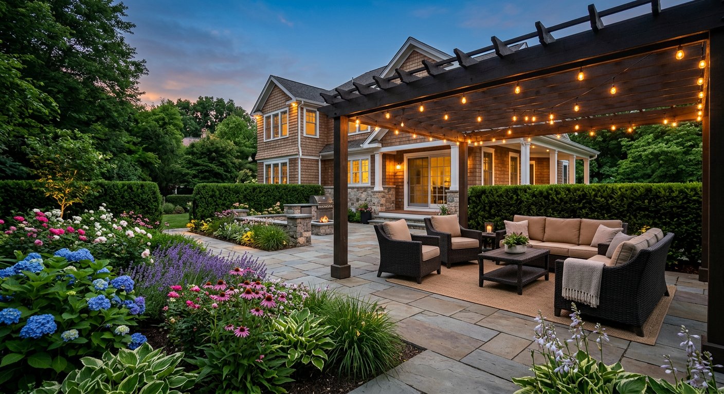 Exterior and garden renovation